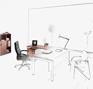 创意办公室设计图免抠