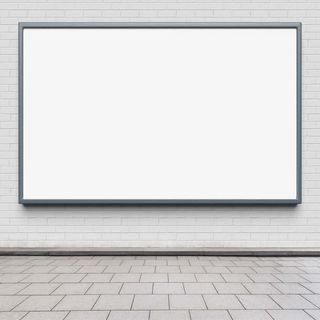 空白广告牌免抠