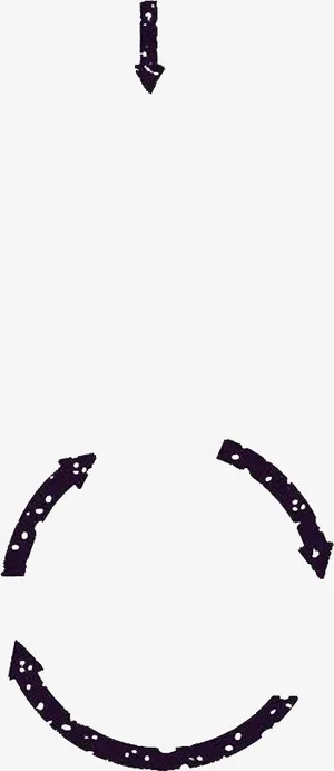 不规则，箭头 ，卡通，手绘元素免抠