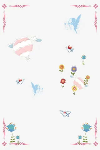 七夕情人节浪漫玫瑰节日免抠