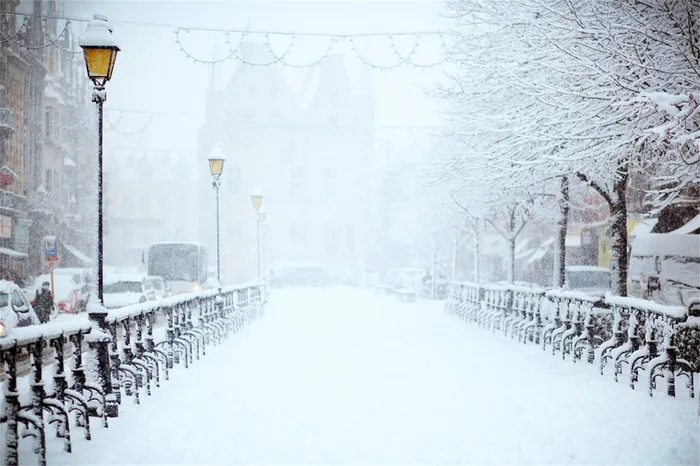 冬天雪景自然风景高清