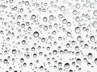 窗户上的雨滴免抠