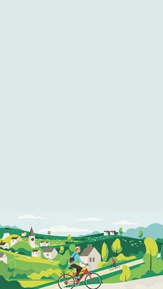 卡通元素H5背景高清