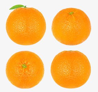 橙色香甜水果奉节脐橙实物免抠