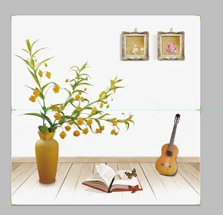 小提琴花瓶免抠