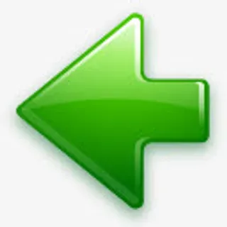 向左的绿色箭头免抠