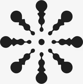 角花底纹花型对称平面图形免抠