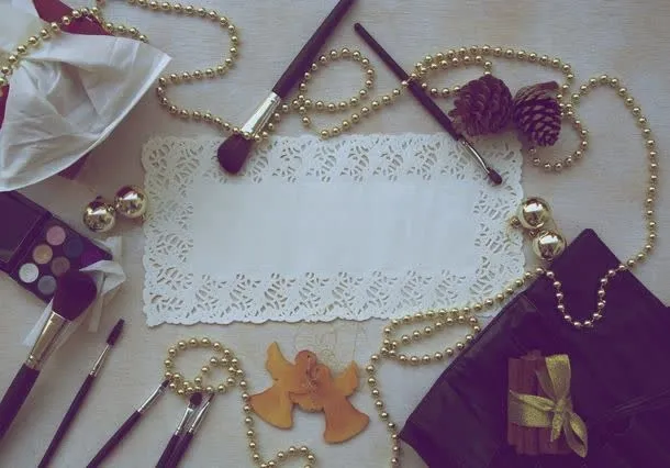 化妆元素与项链免抠