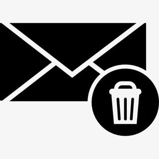 信封一个回收站的符号图标免抠