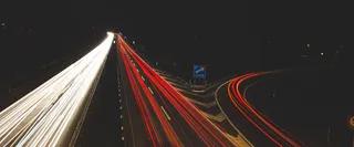 马路光线酷炫banner背景高清