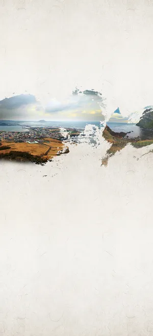 旅游攻略海报背景素材高清