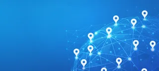 蓝色科技背景banner高清