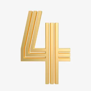 3D模型数字4四免抠