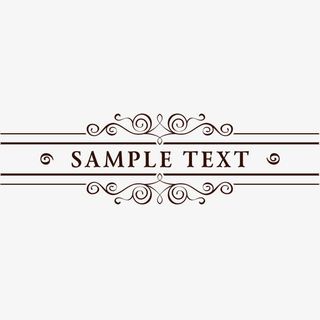 欧式花纹边框图片免抠