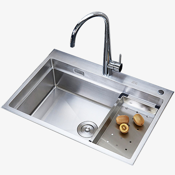 304不锈钢加厚加深水槽免抠