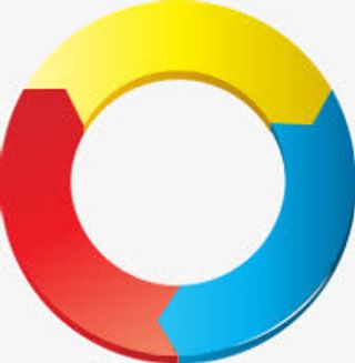 彩色循环图标装饰免抠