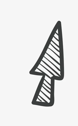 手绘箭头免抠