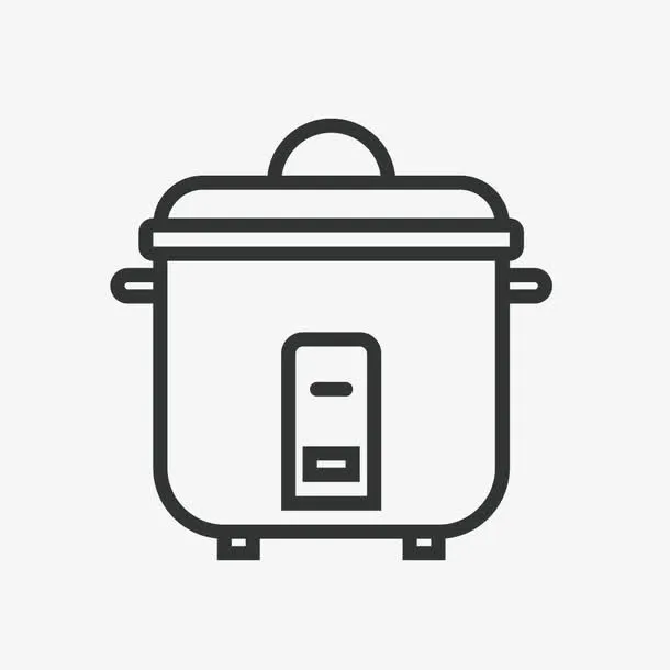 矢量电饭锅免抠