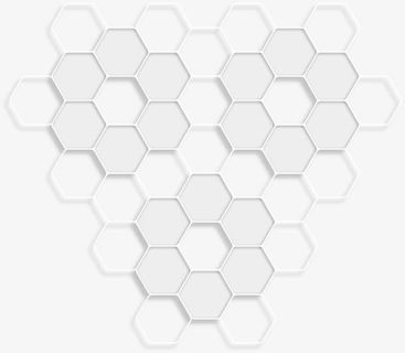 六边形网格背景矢量免抠