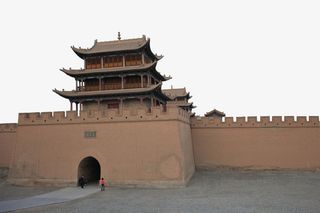 恢弘大气旅游塞外免抠图免抠