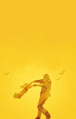 父情节创意海报背景图高清