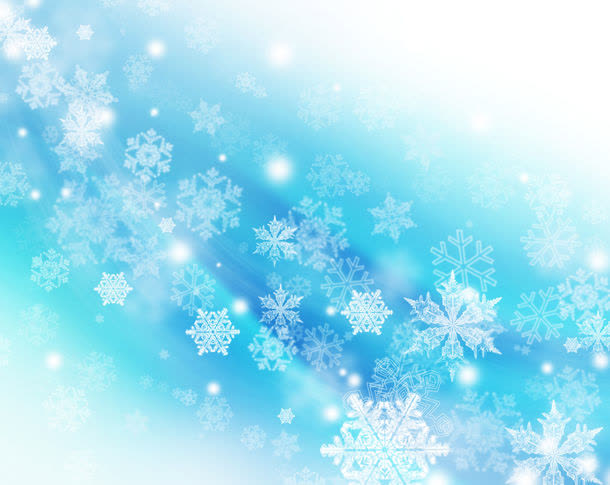 雪花底纹素材免抠