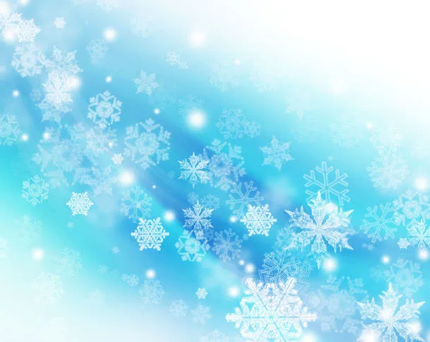 雪花底纹素材免抠