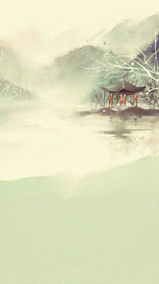山水画H5背景高清
