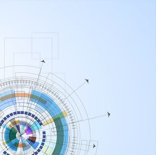 创意几何图纸图案免抠