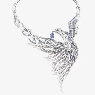 流苏凤凰胸针免抠