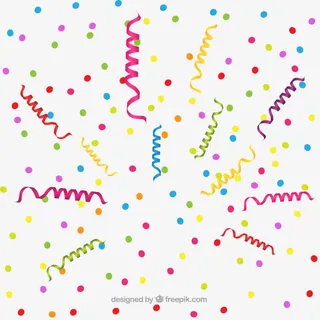 彩色纸屑背景矢量素材