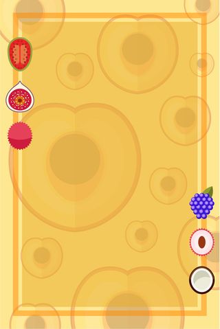 卡通水果背景印刷背景高清