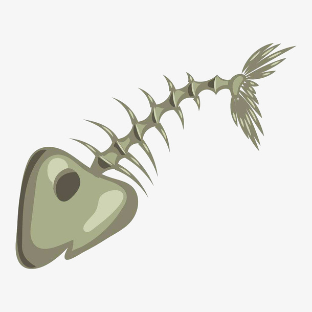 大头鱼骨免抠