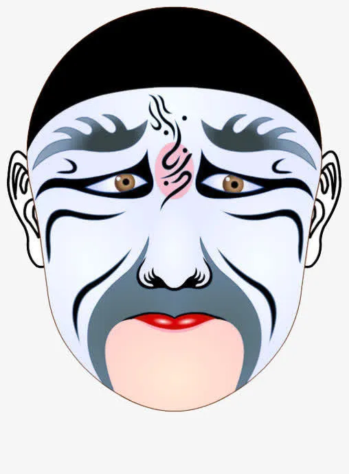 千变万化的戏曲脸谱免抠