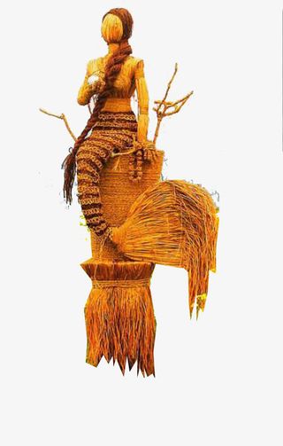 稻草美人鱼免抠