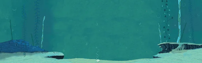 手绘海底背景高清