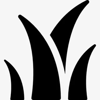 小草的叶子图标免抠