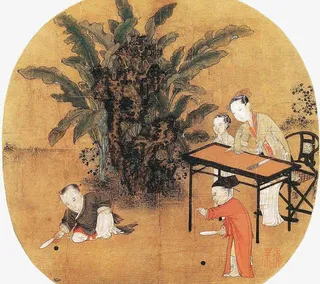 水墨古代人物素材免抠