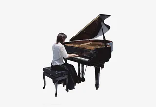 钢琴键盘爵士乐素材免抠