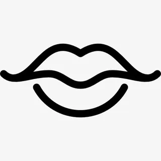 女人的嘴唇图标免抠