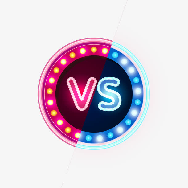 矢量对比灯光下载免抠