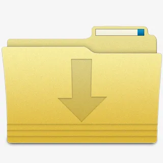 文件夹下载文件夹图标免抠