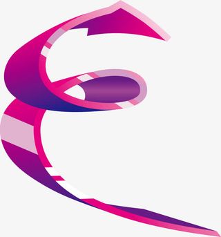 弧形箭头彩色免抠