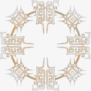 中国风复古魔法阵免抠