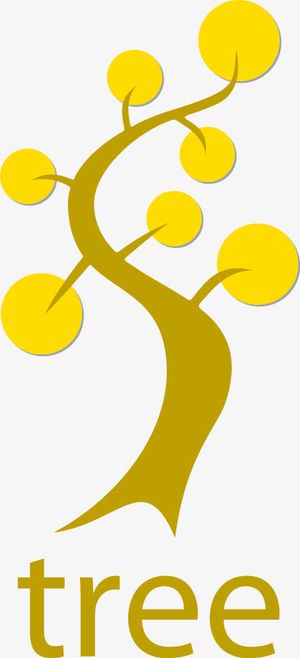 环保创意装饰树免抠