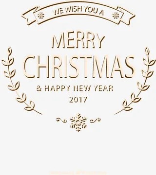 镂空花边节日卡片免抠