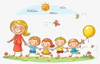 人和宠物  小人们免抠