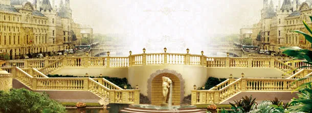 欧美建筑霸气男装女装素材背景下载