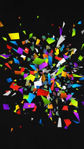 彩色几何H5背景高清