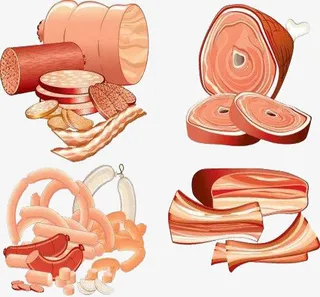 屠宰素材肉类免抠